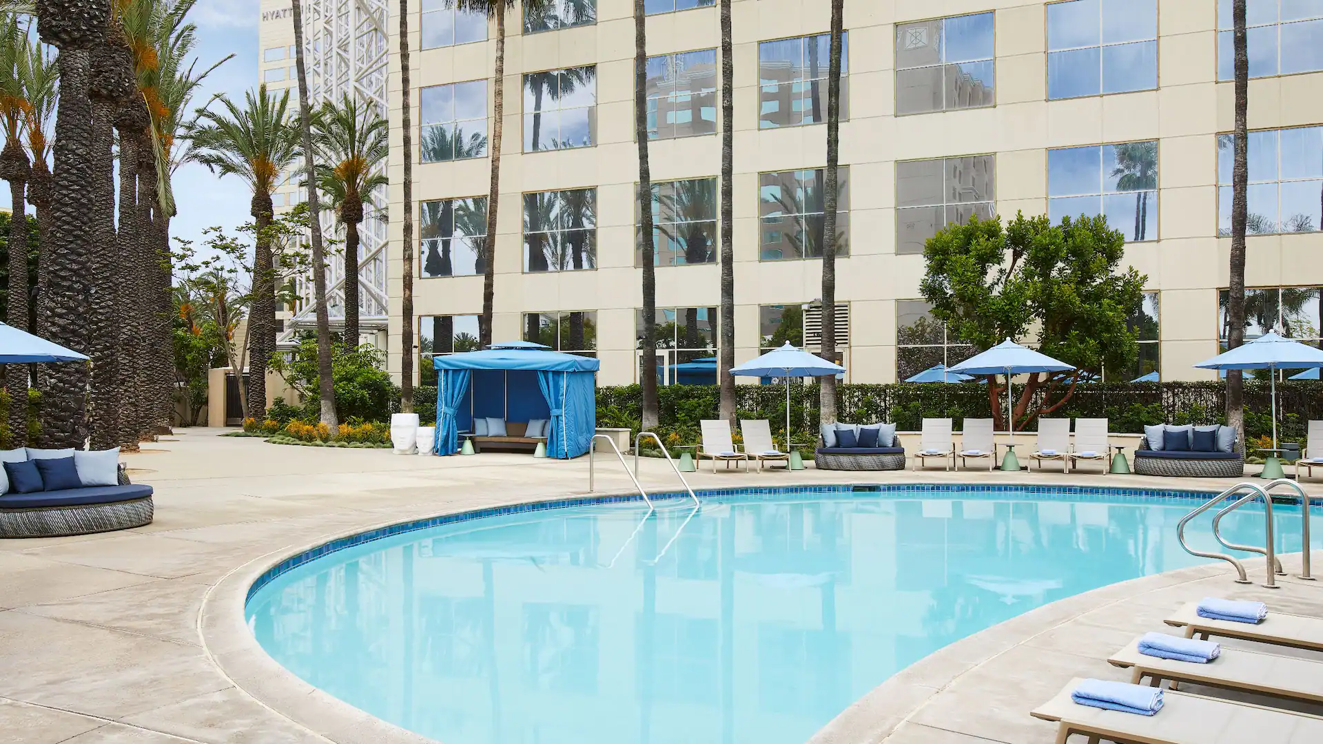 Photo of Hyatt fitness center.