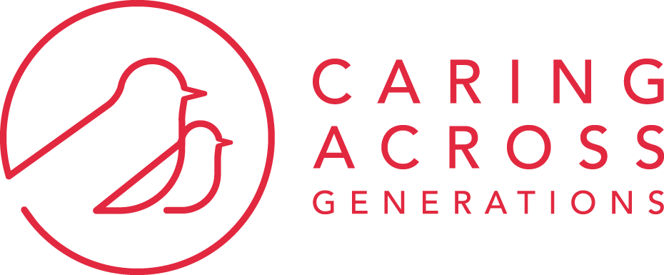 Logo for Caring Across Generations / Give Not Take Media.